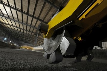 The new turning wheel at the MBT